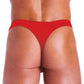 Fundies Unzip It Thong with Rose Petals
