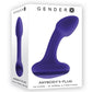 Gender X Anybody's Plug Rechargeable Silicone Vibrating Butt Plug - Blue