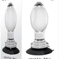 Gender X Crystal Ball Glass Plug - Clear