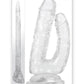 Gender X Dualistic Double-Shafted Dildo - Clear - 9in
