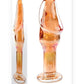 Gender X Just The Tip Glass Dildo - Gold/Multicolor/Orange/Red