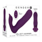 Gender X Velvet Hammer Rechargeable Silicone Wearable Vibrator - Purple