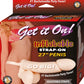 Get It On Inflatable Strap-On Penis - Vanilla - 27in