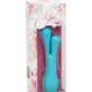 Gia Triple Teaser Silicone Rechargeable Vibrator - Blue