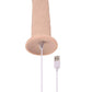 Girthy Vibrating Rechargeable Silicone Dildo
