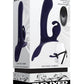 Giving Vibes Rechargeable Silicone Triple Vibrator - Purple