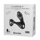 Gladiator F Rechargeable Silicone Couples Cock Ring - Black