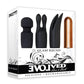 Glam Squad Rechargeable Bullet and 3 Silicone Sleeves Kit - Black/Copper