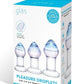 Glas Amethyst Rain Anal Training Kit - Clear - 3 Piece