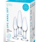 Glas Anal Training - Clear - 3 Piece/Set
