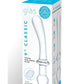Glas Classic Curved Dual-Ended Dildo - Clear - 9in