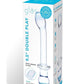 Glas Double Play Dual-Ended Dildo - Clear - 9.5in