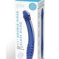 Glas Double-Sided Glass Dildo For G-Spot and P-Spot Stimulation - Blue - 11in