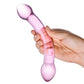 Glas Double Trouble Purple Dildo