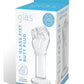 Glas Fist Glass Butt Plug - Clear - 5in