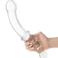 Glas Girthy Double Sided Glass Dong with Anal Bead Grip Handle