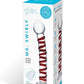 Glas Mr Swirly Dildo - Clear/Red