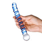 Glas Mr. Swirly G-Spot Glass Textured Dildo