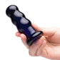 Glas Rechargeable Remote Controlled Vibrating Glass Beaded Buttplug