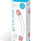 Glas Red Head Double Dildo - Red