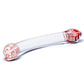 Glas Red Head Double Dildo