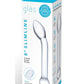 Glas Slimline G-Spot Glass Dildo - Clear - 8in