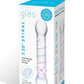 Glas Spiral Staircase Full Tip Dildo - Clear