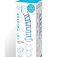 Glas Twisted Dual-Ended Dildo - Clear - 10in