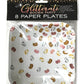 Glitterati Boobie Party Plates - Multicolor - 8 Per Pack