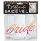 Glitterati Bride Veil - Rose Gold/White
