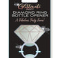 Glitterati Diamond Bottle Opener - Black/Silver