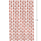 Glitterati Penis Foil Curtains