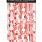 Glitterati Penis Foil Curtains - Black/Rose Gold - 2 Piece Set