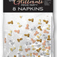 Glitterati Penis Party Napkins - 8 Pack