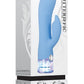 Glitteriffic Rechargeable Silicone Light-Up Vibrator - Aqua/Blue