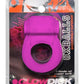 Glowdick Silicone Cockring with Led - Pink Ice - Pink