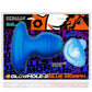 Glowhole 2 Hollow Buttplug with Led Insert - Large - Blue Morph - Blue - Large