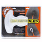 Glowhole 2 Light Up Hollow Silicone Buttplug - Cool Ice - Large