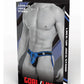 Goal Line Lace-Up Jockstrap - Blue - Medium/Small