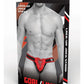 Goal Line Lace-Up Jockstrap - Red - Medium/Small