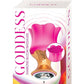 Goddess Diamond Bloom Rechargeable Silicone Massager - Fushcia - Pink