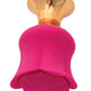 Goddess Diamond Bloom Rechargeable Silicone Massager - Fushcia