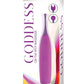 Goddess On The Spot Rechargeable Silicone Massager - Purple