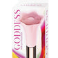 Goddess Pink Lily Rechargeable Silicone Massager - Pink