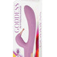 Goddess Tri-Tip Rechargeable Silicone Personal Vibrator - Lavender/Purple