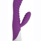 Gossip Celia 20x Ribbed Silicone Rabbit Vibrator - Purple
