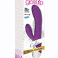 Gossip Celia 20x Ribbed Silicone Rabbit Vibrator - Purple