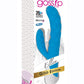 Gossip Ellen 20x Silicone Rabbit Vibrator - Blue