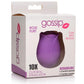 Gossip Rose Flirt 10x Rechargeable Silicone Clitoral Stimulator - Purple