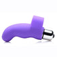 Gossip Thrill-Her Silicone Finger Vibrator - Purple